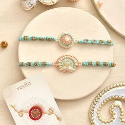 Voylla Men Traditional Motifs Thread Rakhi-image-47