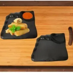 pkmsho Multi-Purpose Serving Platter for All Type of Snacks Like Burger, Noodles, Pasta Tray Serving Set image 3