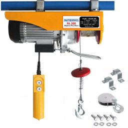 NS EH 300X20mtrs Copper Winding Mini Electric Hoist Small Job Works Lever Tool-14