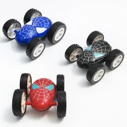 Pack of 3 Spider-Man RC Stunt Cars – 360° Flips & Off-Road Wheels – Perfect Gift-image-21