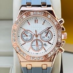 VELONO Silicon Strap Analog Watch For Girls Sky Blue Analog Watch - For Women DRW-20-image-0