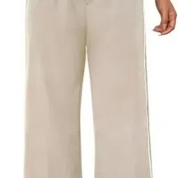 Women Solid Beige Track Pants-image-21