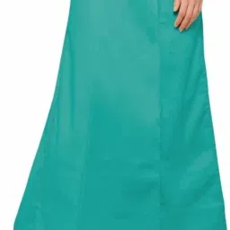 house of common Light green petticoat Pure Satin, Pure Silk Petticoat-image-67