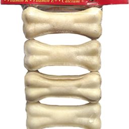 Spunky Calcium Pressed Bone 6 Piece Bone Size 3 Inch Mutton Dog Chew-24