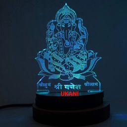 3D USB Ganesh Ji Lamp Night Lamp for Car/Office/Desktop/Gift/Table Top 7 Color Change Light Size 3 Inch Table Lamp-picture-8