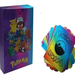 ™Waterproof 55pcs Pokemon TCG Rainbow Card Box V Series Vmax Gx Ex New Addition-35