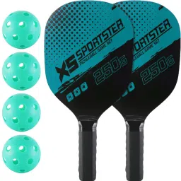 Pickleball Paddles Kit with 4 Balls & Portable Bag Pickleball Paddle-picture-30