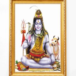 Lord SHIV Golden Photo Religious Frame-image-54