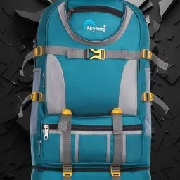 60 Litres Curve Water Resistant Rucksack For Hiking Trekking And Travel - Unisex Rucksack - 60 L-image-97