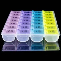 7 Days a Week Printed with The Day of The Week and The Time Of The Day Pill Box-33