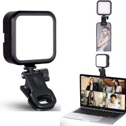 IDEA CHASERS LED Video Light Camera Light Laptop Light for Zoom Meeting Photography 250 lx Camera LED Light-image-60
