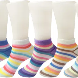 Cotton Ankle Length Socks for Womenand Girls Free Size Socks Combo Set Men Solid Mid-Calf/Crew-image-3