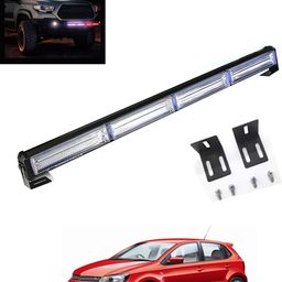 maties Red & Blue Waterproof 12v Police Bar Light Universal For Car-204 Fog Lamp Car LED for Volkswagen (12 V, 72 W)-picture-18
