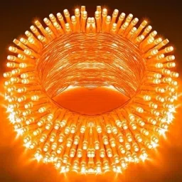 15 m Orange Rice Lights-10