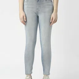 pepe jeans Women Skinny High Rise Blue Jeans-picture-11
