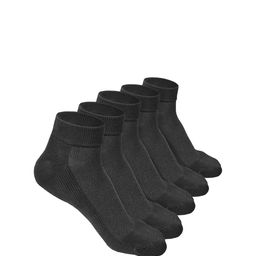 HEELIUM Men Odour-Free Breathable Padded Base Anti-bacterial Bamboo Quarter Length Socks-picture-38
