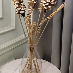 Myntra Elegant Homes Beige 1 Pieces Geranium Palm Artificial Flower-image-83