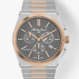Mathey-Tissot Men Stainless Steel Bracelet Style Straps Analogue Chronograph Motion Watch-image-26