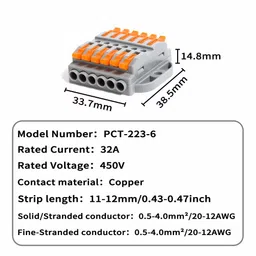 PCT-223-6 Stationary Type, Quick Connection Terminal image 3