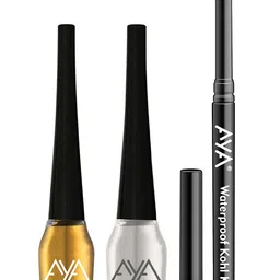 AYA Set of 2 Waterproof Liquid Eyeliner & Kajal-19