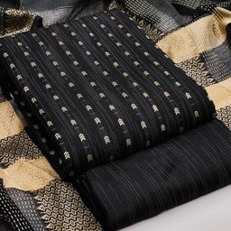 MANVAA Geometric Woven Design Unstitched Dress Material-20