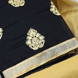 MANVAA Ethnic Motifs Embroidered Thread Work Detail Modal Cotton Unstitched Dress Material-image-29