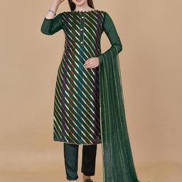MANVAA Striped Gotta Patti Organza Unstitched Dress Material-image-68
