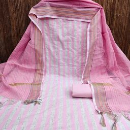 MANVAA Striped Unstitched Dress Material-image-99