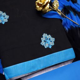 MANVAA Floral Embroidered Unstitched Dress Material-picture-40