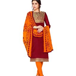 MANVAA Ethnic Motifs Woven Design Unstitched Dress Material-picture-12