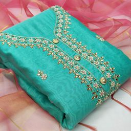 MANVAA Floral Embellished Unstitched Dress Material-image-69