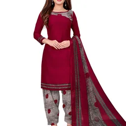 MANVAA Printed Silk Crepe Unstitched Dress Material-image-35