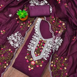 Maroosh Embroidered Unstitched Dress Material-image-53