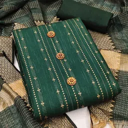 MANVAA Floral Woven Design Unstitched Dress Material-picture-13