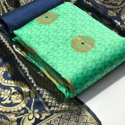 MORLY Dupion Silk Unstitched Dress Material-image-83