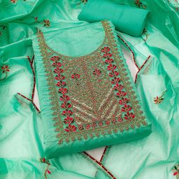 Panzora Embroidered Unstitched Dress Material-image-85
