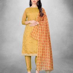 MANVAA Floral Embroidered Sequinned Unstitched Dress Material-image-57