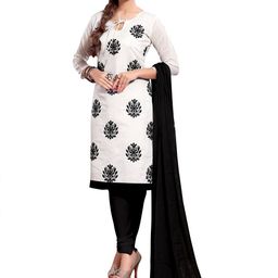 MANVAA Ethnic Motifs Embroidered Unstitched Dress Material-image-24