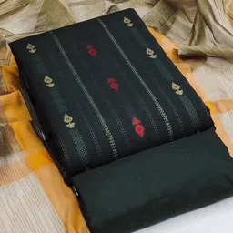KALINI Woven Design Unstitched Dress Material-image-73