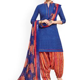 Maroosh Geometric Printed Cotton Unstitched Dress Material-image-28