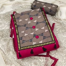 KALINI Geometric Printed Unstitched Salwar Suit Dress Material-picture-17