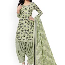 MIRAAN Printed Pure Cotton Unstitched Dress Material-image-88