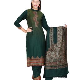 KIDAR Ethnic Motifs Printed Unstitched Dress Material-image-31