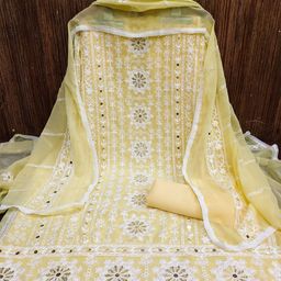 KALINI Embroidered Unstitched Dress Material-image-19