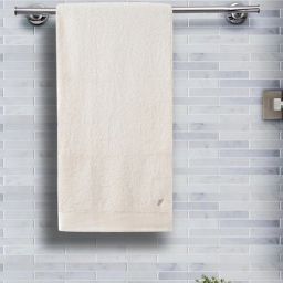 maspar Beige Solid 550 GSM 100 % Cotton Bath Towel-picture-36