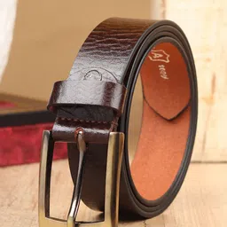 HENEDA Men Textured Leather Formal Belt-picture-2