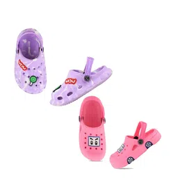 Smartots Kids Pack Of 2 Printed Clogs-12