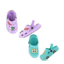 Smartots Kids Pack Of 2 Printed Clogs-5