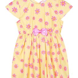Budding Bees Yellow Floral Dress-picture-15