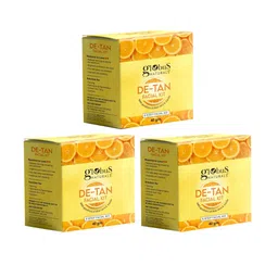 Globus naturals Set Of 3 De-Tan 6 Step Facial Kit with Aloevera & Jujube - 40g Each-13